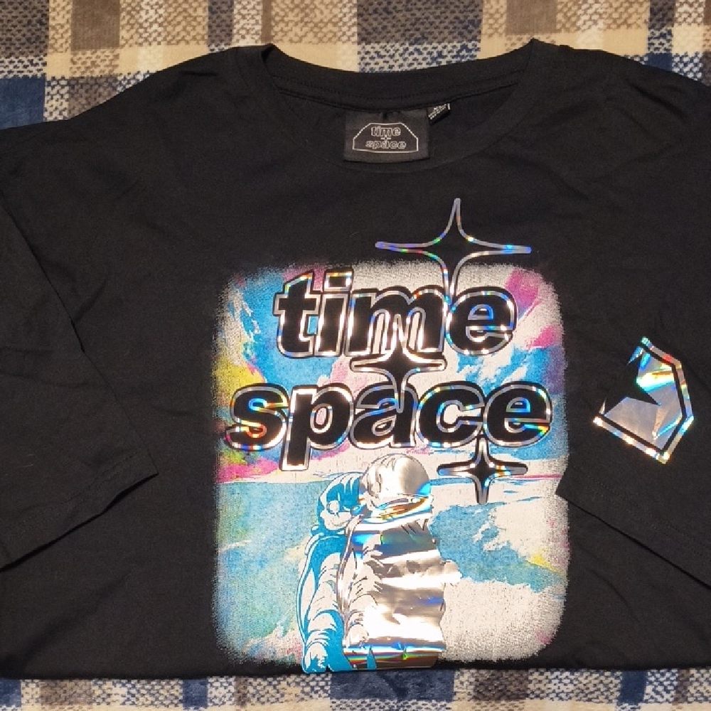 Space Adventure Black Graphic Tee